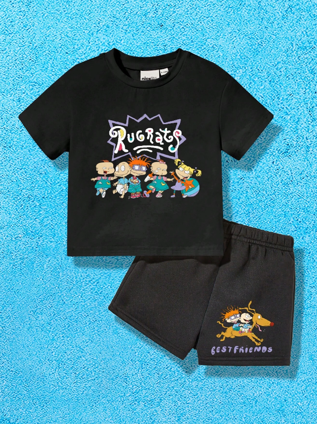 🖤 Set Bebé “Rugrats Squad” - 2 a 3 años-3