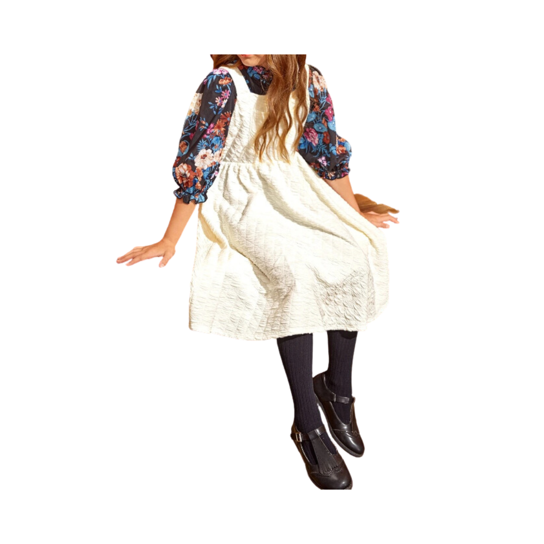 Vestido de Tirantes Beis -3