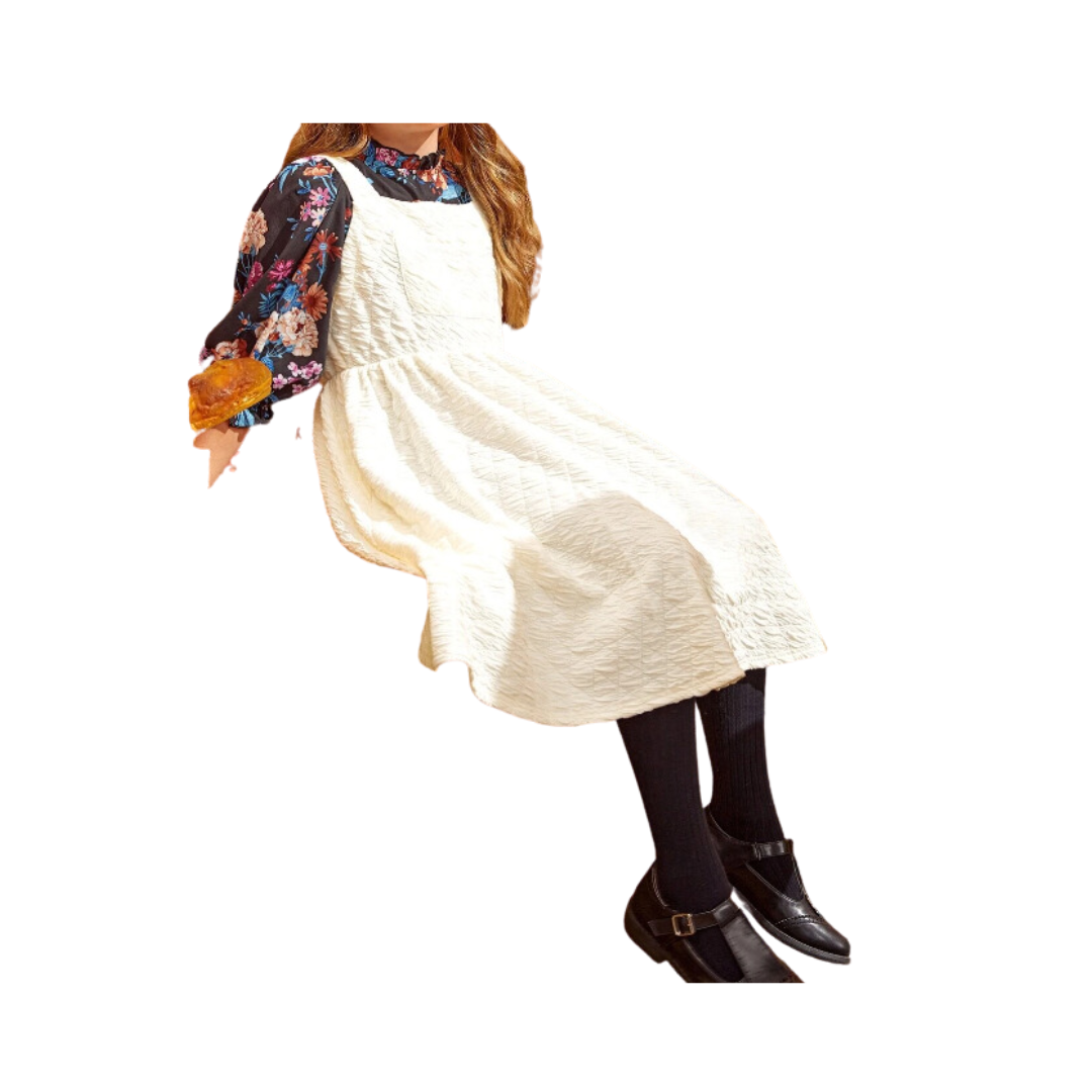Vestido de Tirantes Beis -4
