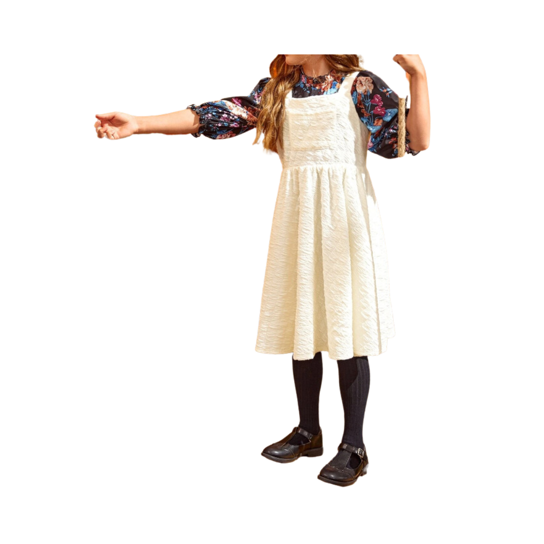 Vestido de Tirantes Beis -5