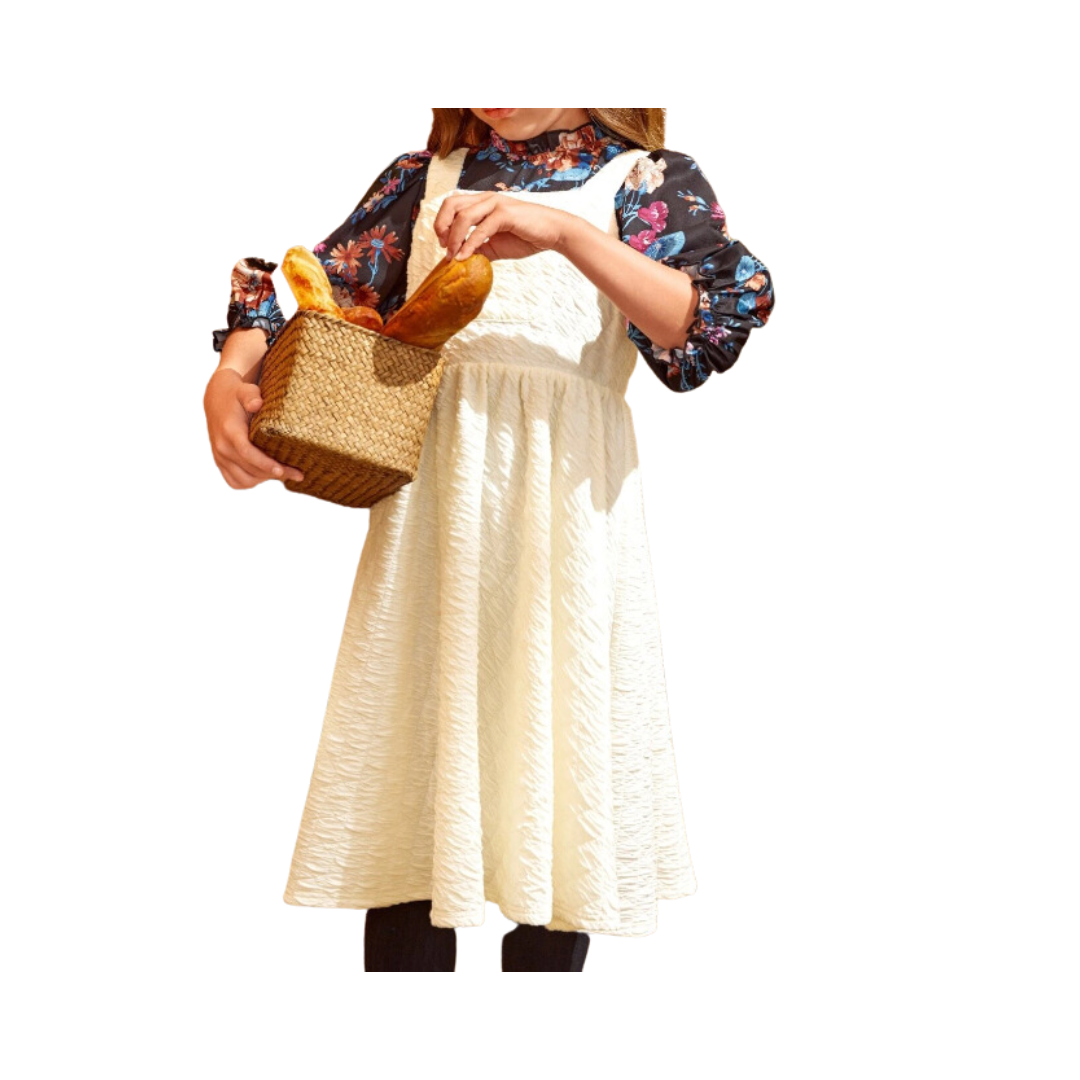 Vestido de Tirantes Beis -6