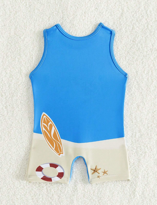 🦈 Traje de Baño Bebé “Shark Beach” - 0 a 1 mes-5