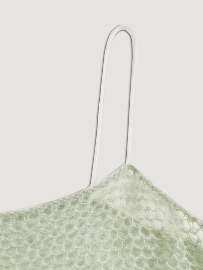Top con Volantes en Bajo - Verde Menta-3