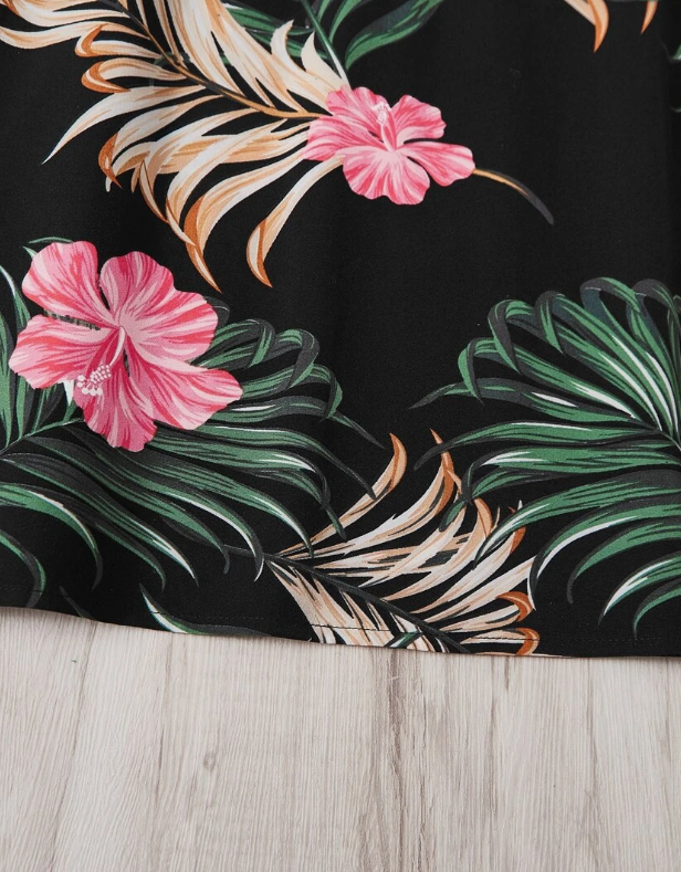 🌴 Top Tropical Bohemio – Estilo Fresco y Veraniego - Talla 10 años-3