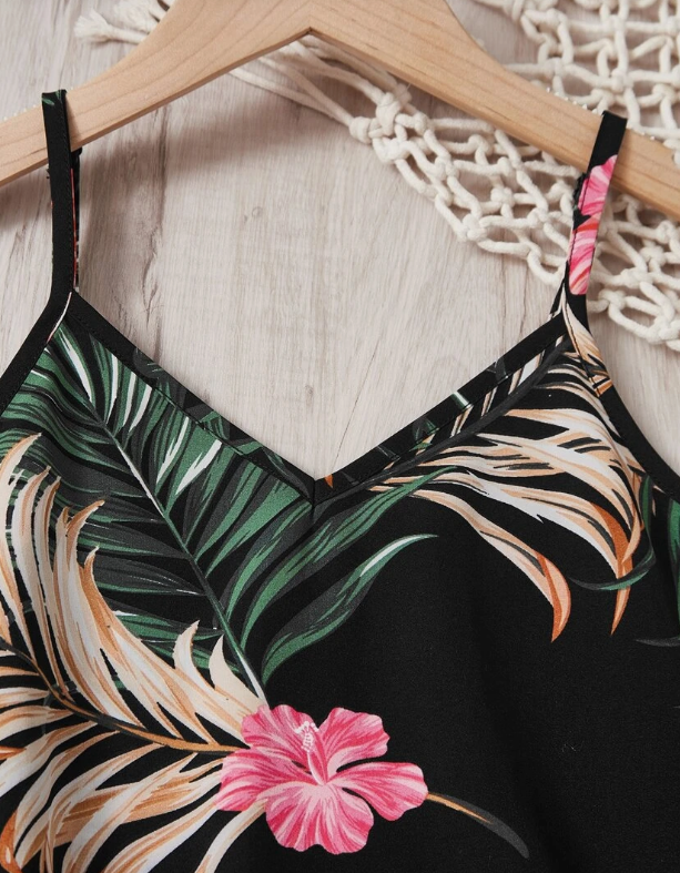 🌴 Top Tropical Bohemio – Estilo Fresco y Veraniego - Talla 10 años-5
