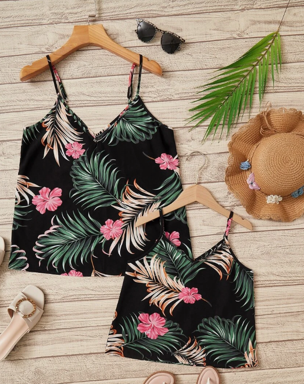 🌴 Top Tropical Bohemio – Estilo Fresco y Veraniego - Talla 10 años-6