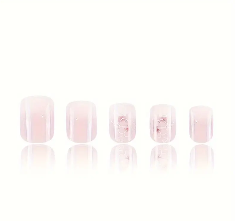 Diseño de Uñas Florales - Mezcla de Colores-2