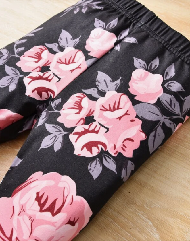Conjunto de Camiseta y Leggings "Little Princess" para Chicas-7
