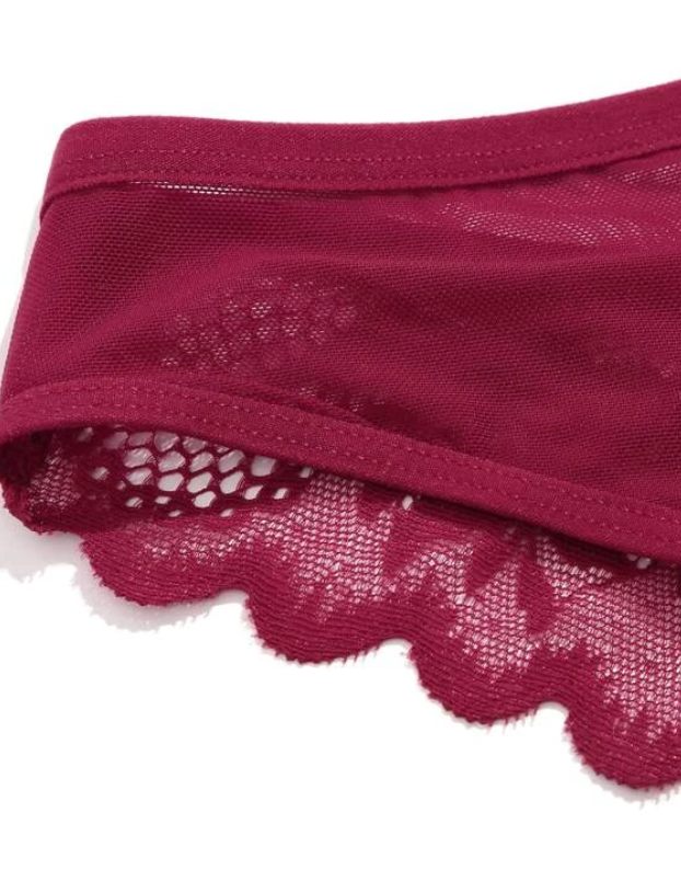 Tanga Burdeos con Transparencias - Elegancia y Sensualidad-4