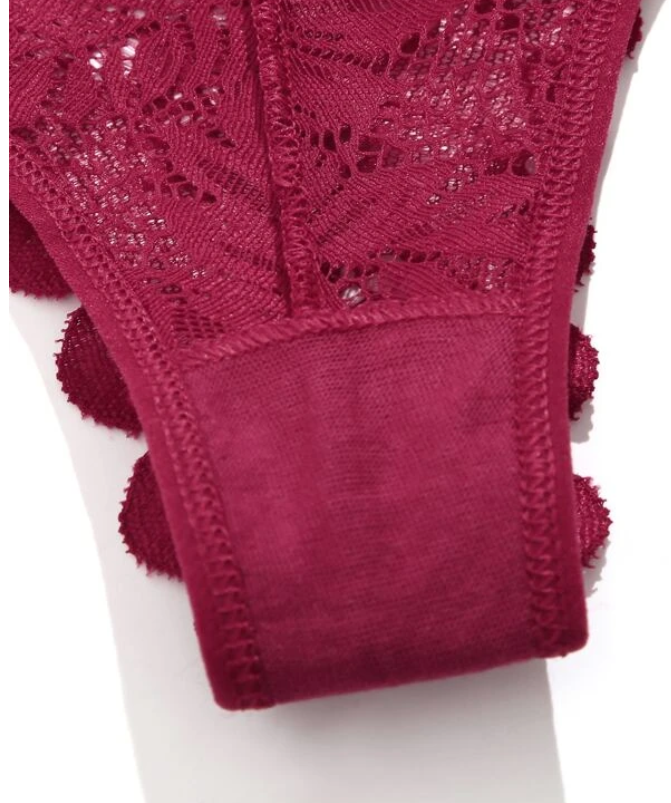 Tanga Burdeos con Transparencias - Elegancia y Sensualidad-5