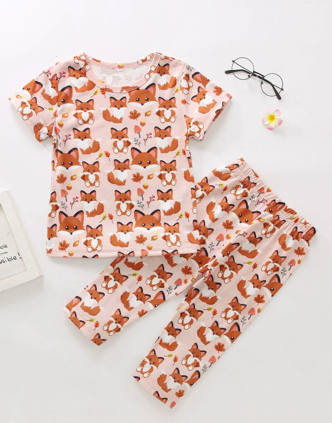 Conjunto con Estampado de Dibujos Animados-2