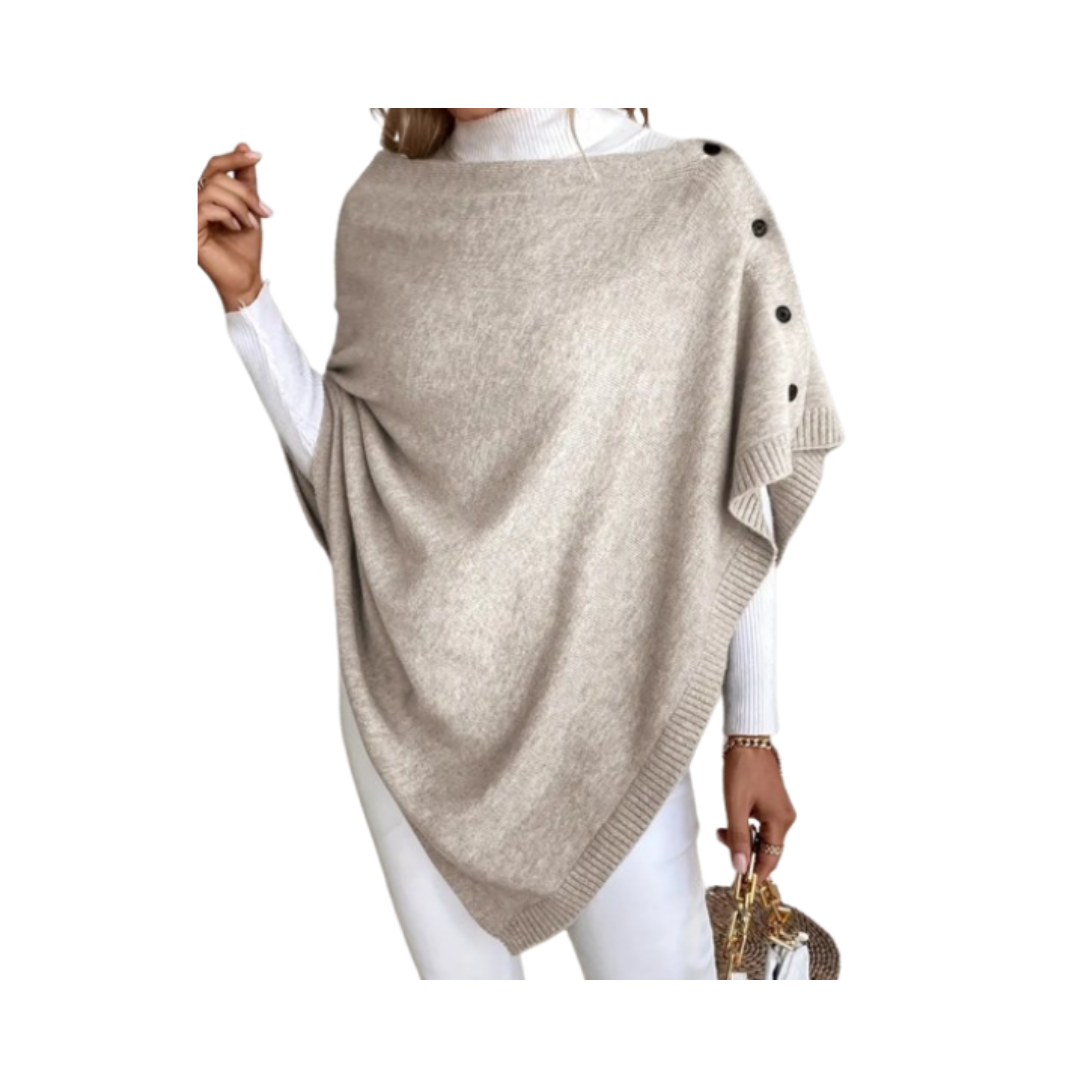 Capa Casual con Botones - Beige-0