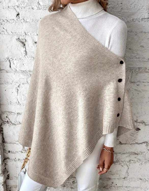 Capa Casual con Botones - Beige-6