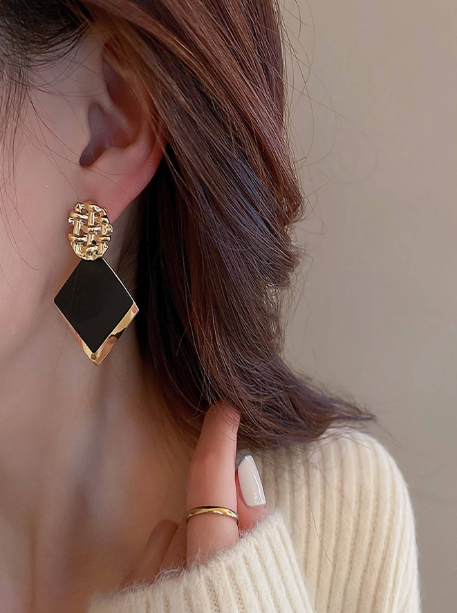 Pendientes Geométricos – Elegancia Moderna-3