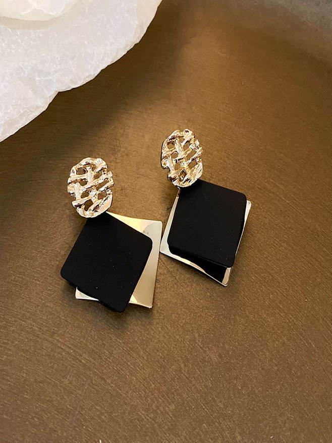 Pendientes Geométricos – Elegancia Moderna-4