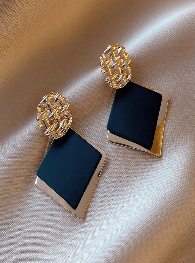 Pendientes Geométricos – Elegancia Moderna-7