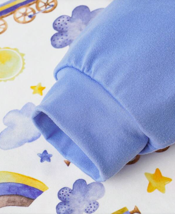 Set de Ropa para Bebé con Estampado de Dibujos Animados-2