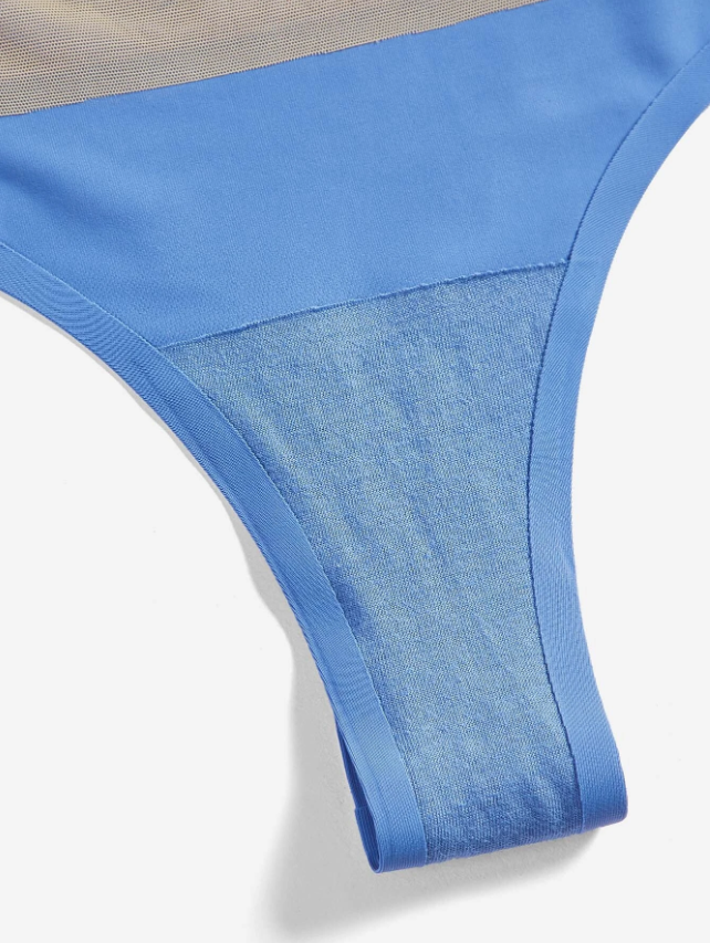 Tangas de Talle Bajo con Ribete en Contraste – Comodidad y Estilo 💙💜💚-3