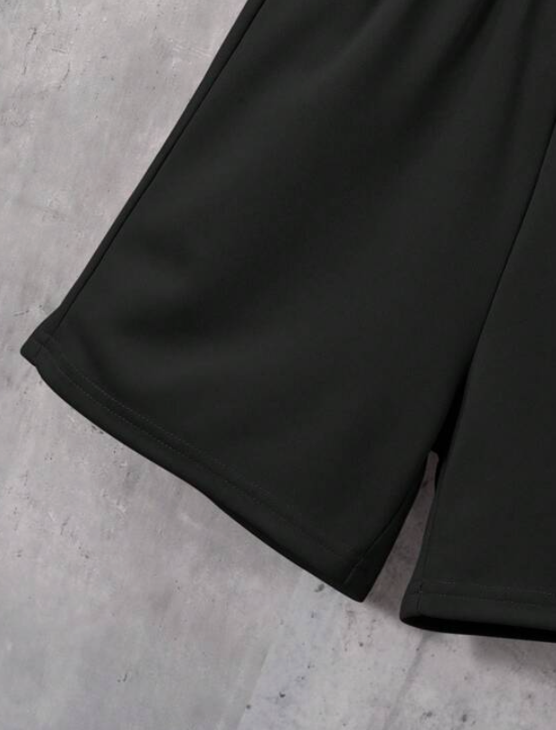 Set Deportivo Negro de 2 Piezas con Capucha ✨-5