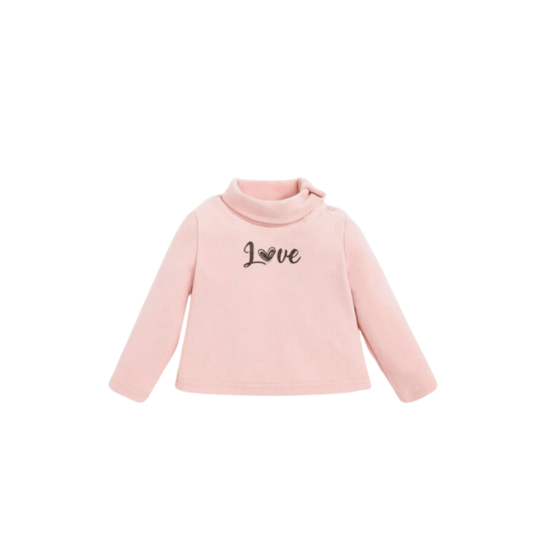 Camiseta de Manga Larga con Estampado "Love" para Niñas-0