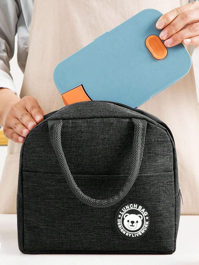 Bolsa Multifuncional Negra con Estilo Minimalista -3
