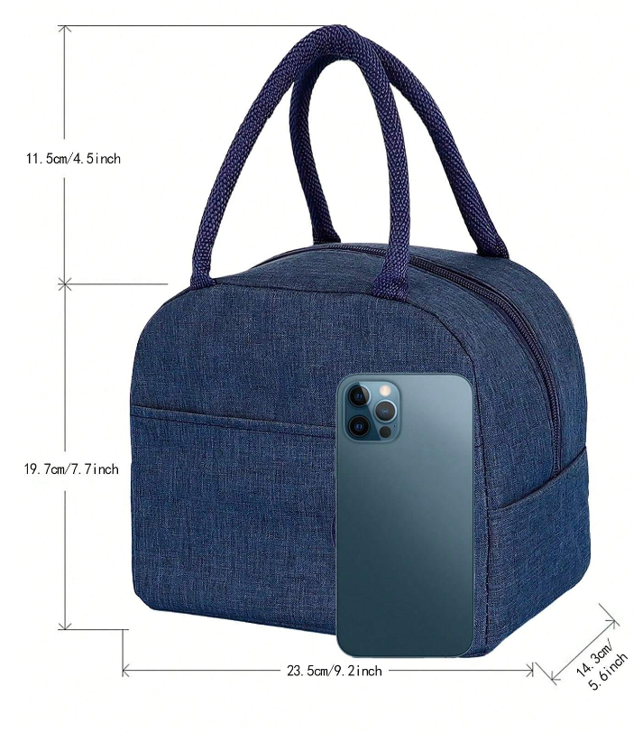 Bolsa Multifuncional Negra con Estilo Minimalista -4