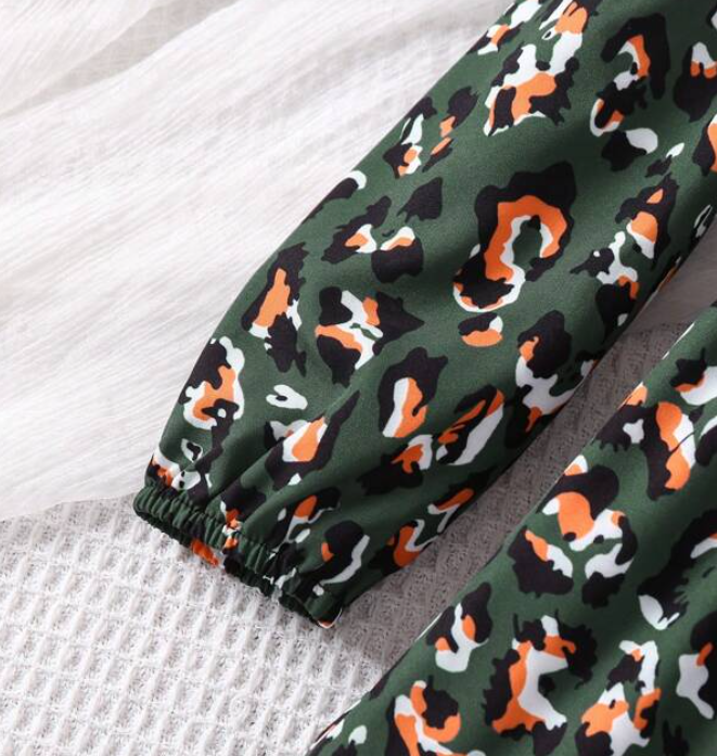 Vestido Bohemio Infantil con Estampado Integral-6