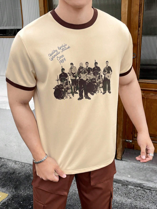 🤠 Camiseta Hombre – Country Western Show Band USA - Talla L-4