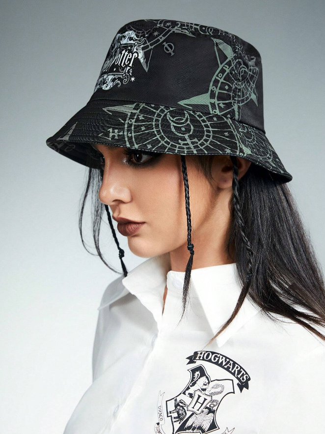 🧭 Sombrero Bucket – Harry Potter & Estilo Casual-6