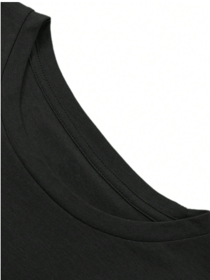 ✌️ Polera Negra con Estampado Peace Sign - Talla 10 años-3