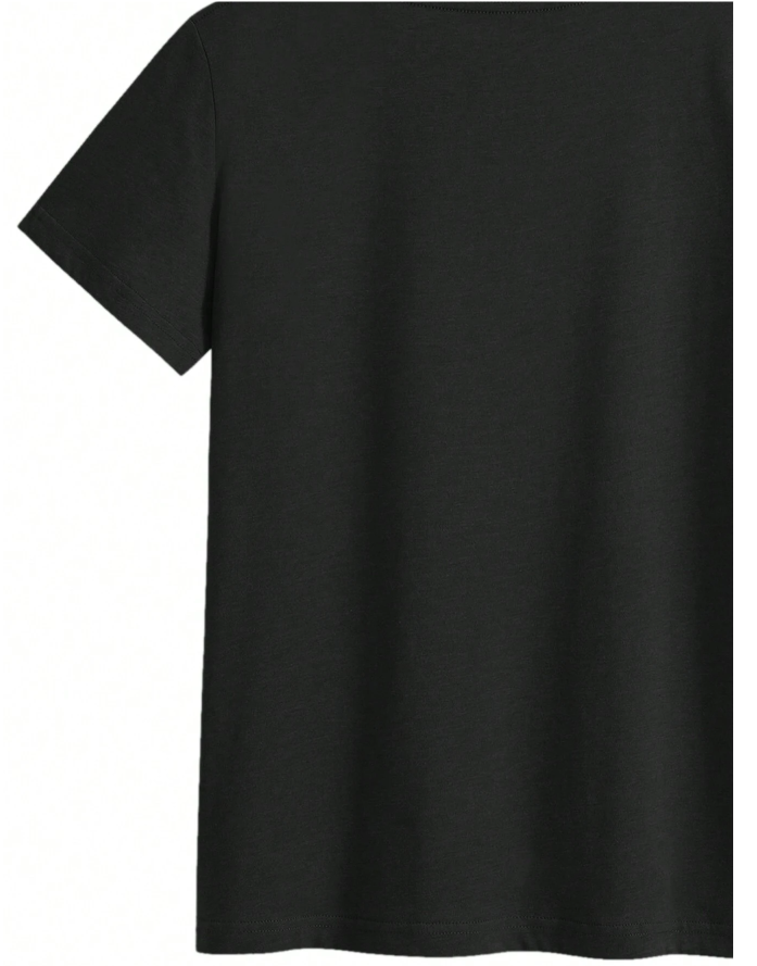 ✌️ Polera Negra con Estampado Peace Sign - Talla 10 años-4