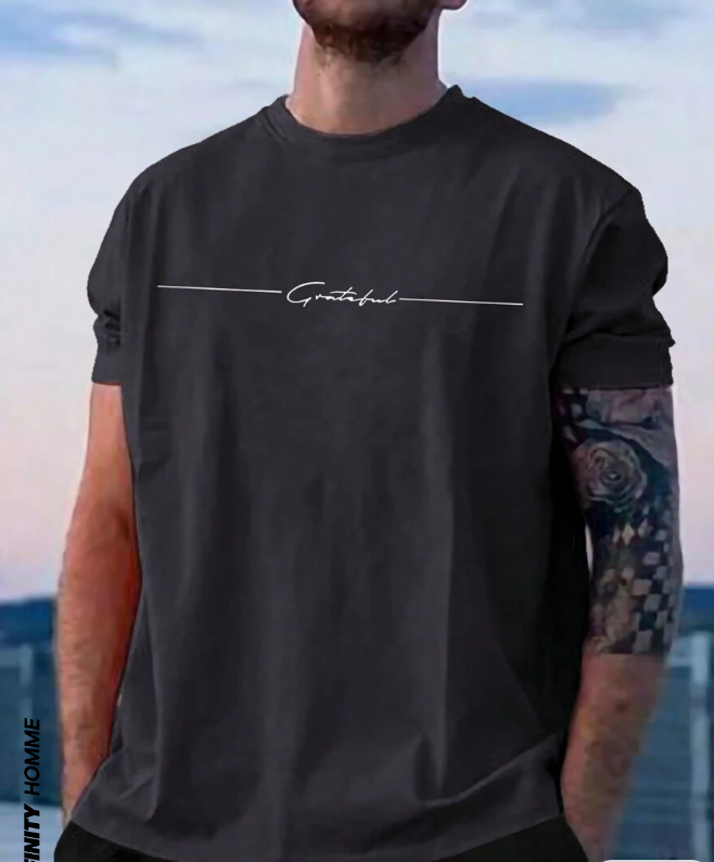 👕 Polera Oversized Estilo Casual – Estampado “Grateful” - Talla 3XL-2