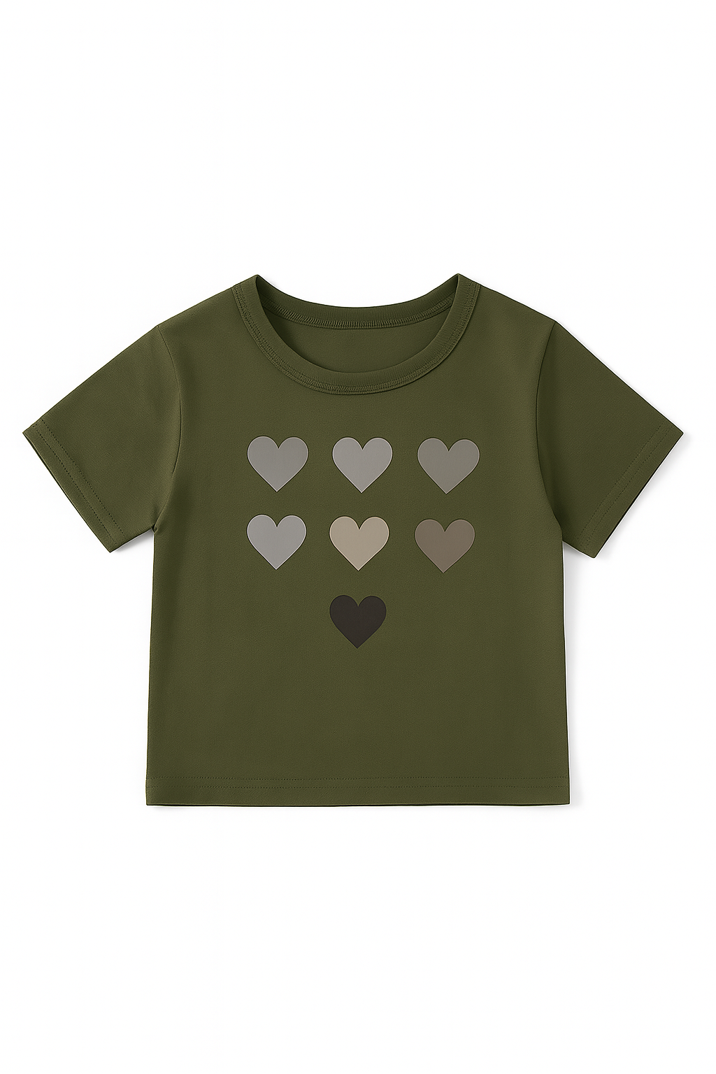 Camisetas Infantiles – Estampado de Corazón (Se venden por separado) - Talla 2 a 3 años-0