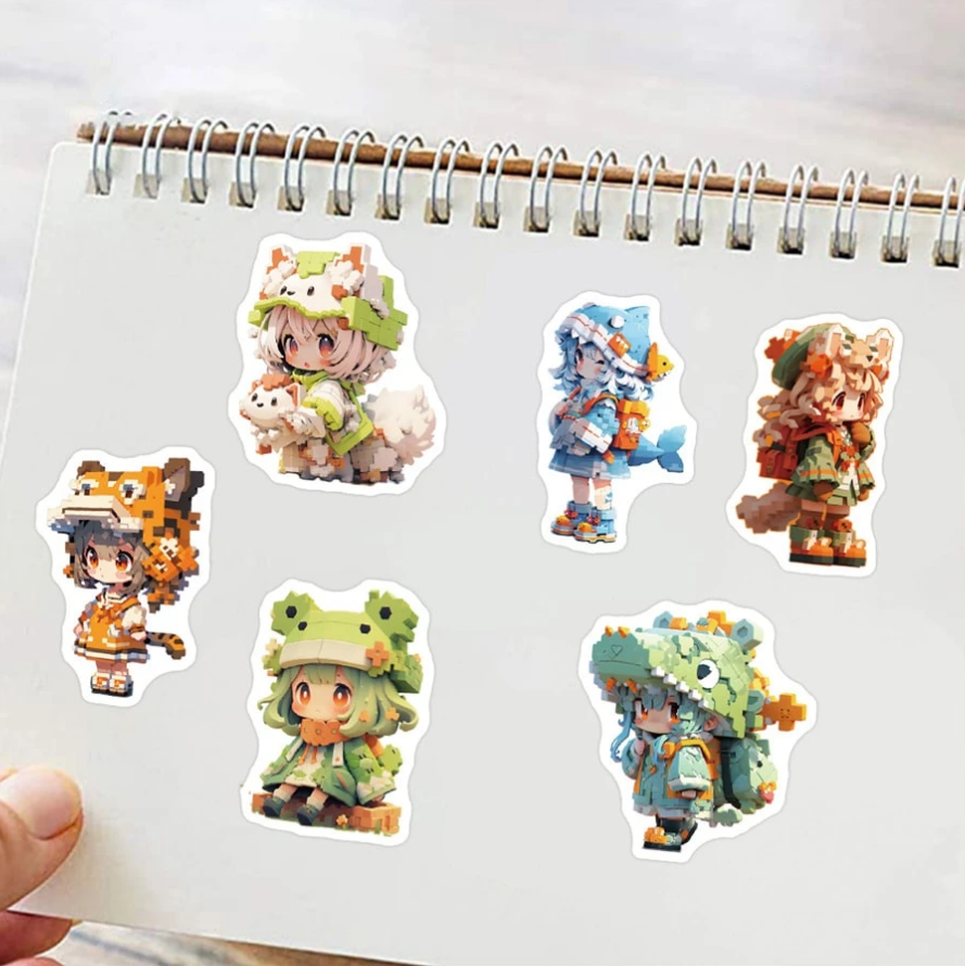 Stickers Exploradores Fantasía – Pack de 10 Unidades & Estilo Aventurero-2
