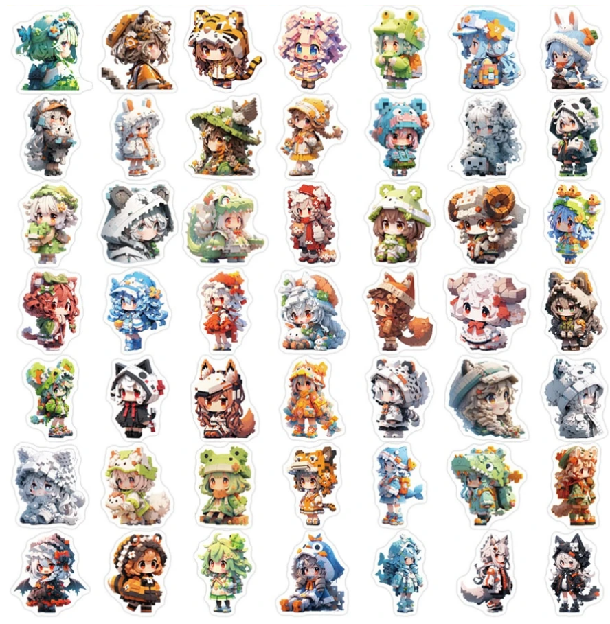 Stickers Exploradores Fantasía – Pack de 10 Unidades & Estilo Aventurero-4