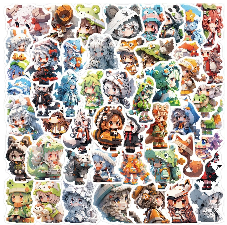 Stickers Exploradores Fantasía – Pack de 10 Unidades & Estilo Aventurero-7