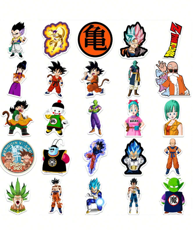 🐉 Stickers Dragon Pack – Pack de 10 Unidades & Estilo Anime-3