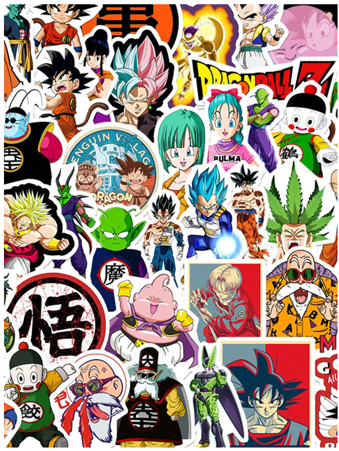 🐉 Stickers Dragon Pack – Pack de 10 Unidades & Estilo Anime-7