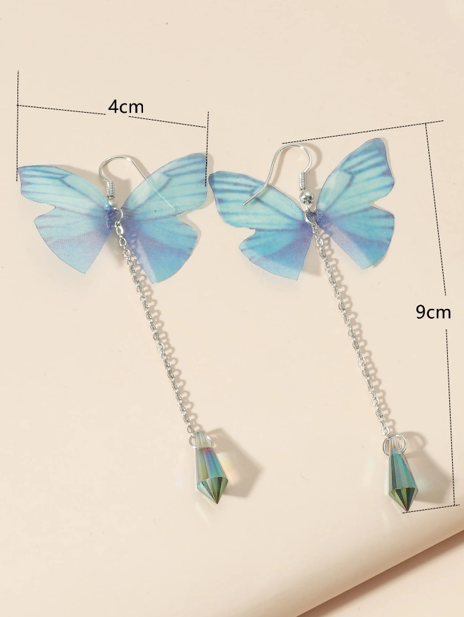 🦋 Pendientes Alas de Mariposa – Diseño Etéreo-4
