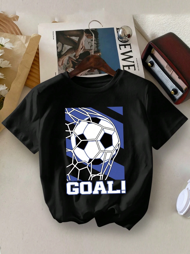 Camiseta Infantil – “GOAL!” Estilo Verano - Talla 6 años-2