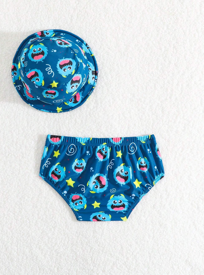 🐙 Set de Baño Bebé “Monster Splash” - 6 a 9 meses-2