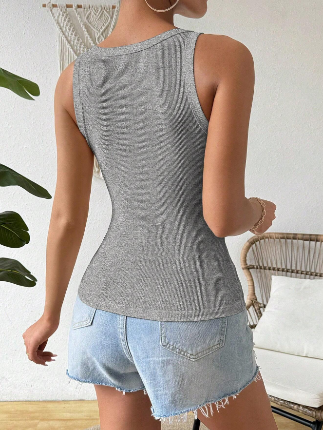 Camisola Simple de Mujer de Unicolor - Talla XL-3