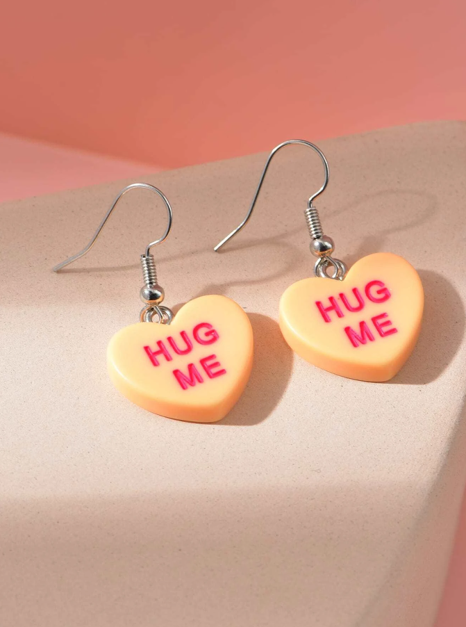 Pendientes en Forma de Corazón "Hug Me"-2