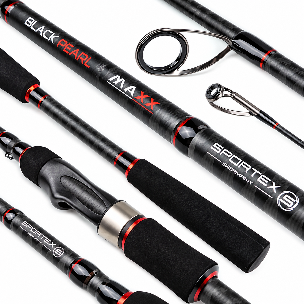 CAÑA DE PESCA BLACK PEARL 2 7MT MAXX SPORTEX-4