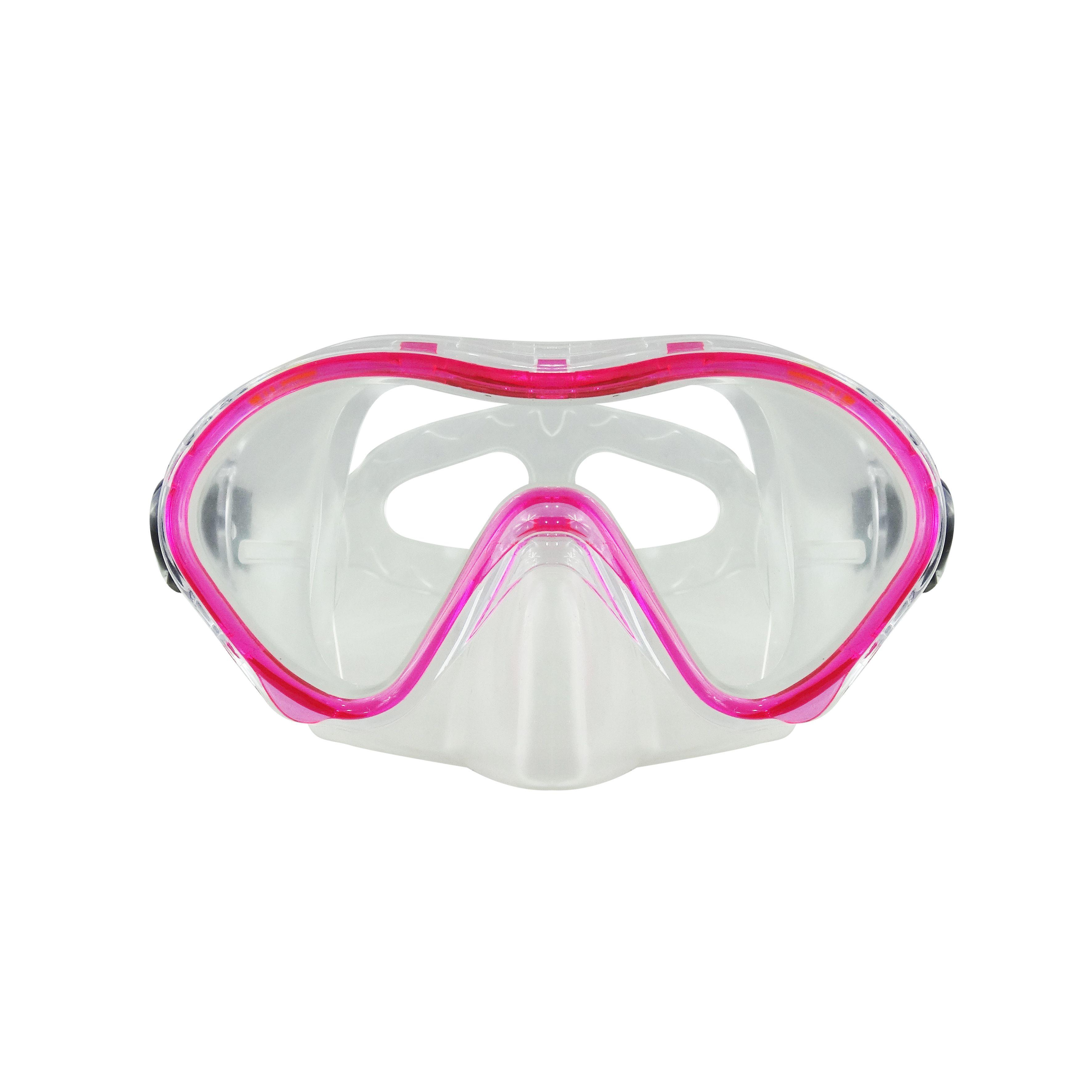 MASCARA DE BUCEO JUNIOR ROSA-0