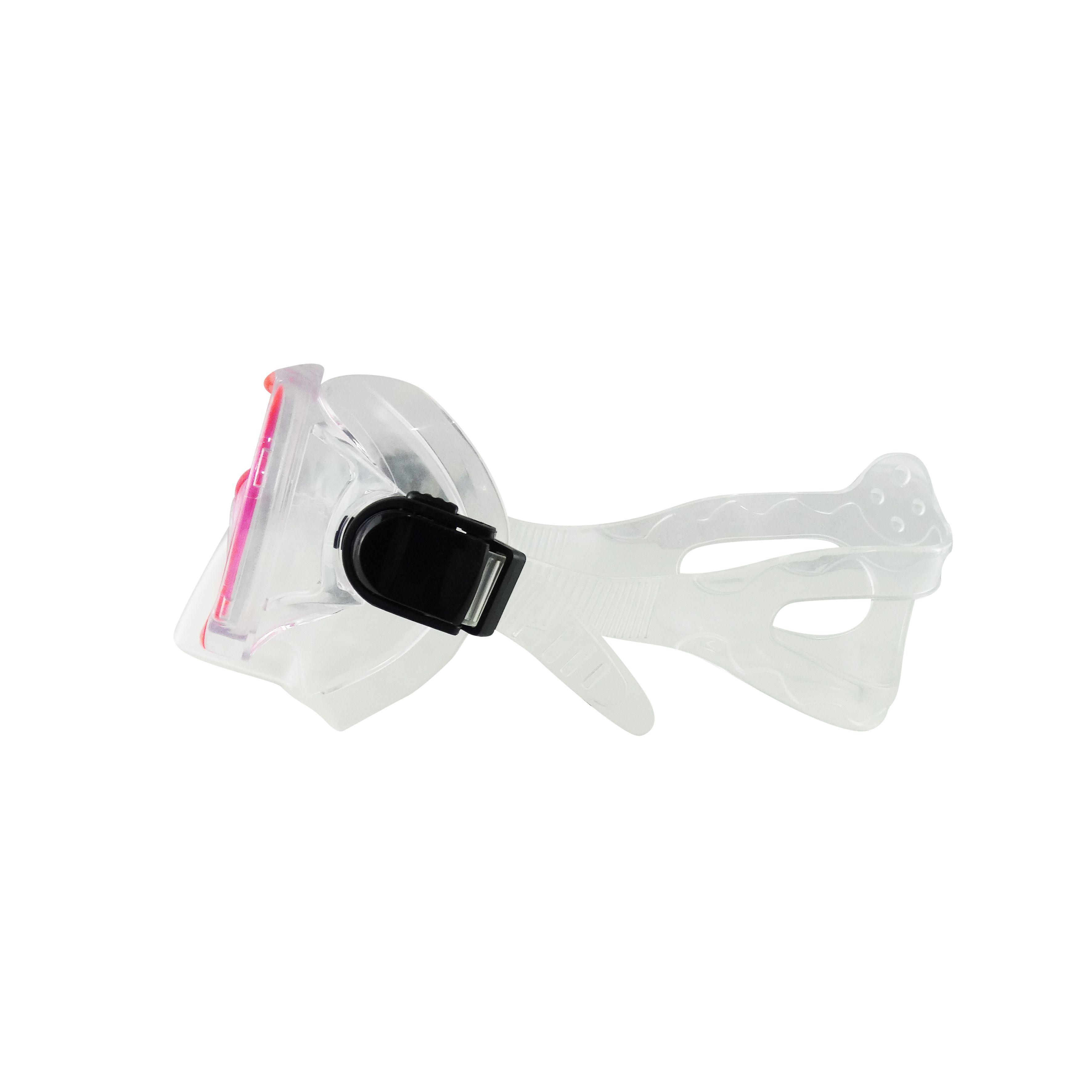 MASCARA DE BUCEO JUNIOR ROSA-2