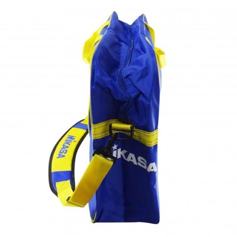 BOLSO MIKASA AZUL AMARILLO 6 BALONES VOLLEY V200W-2
