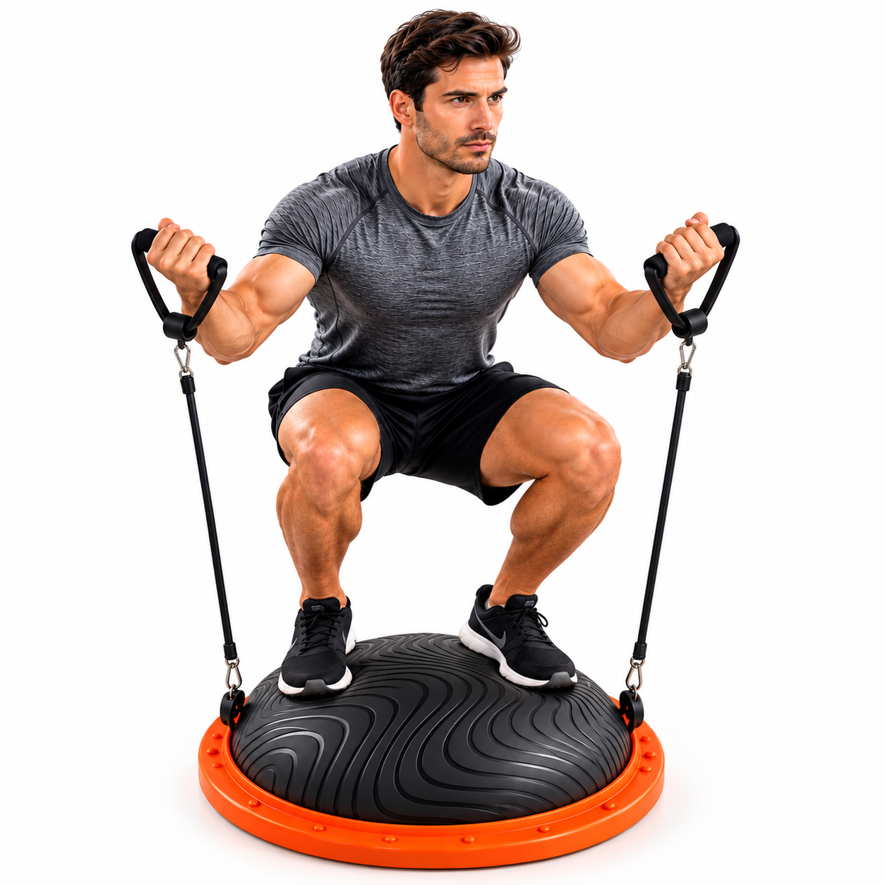 PLATAFORMA BOSU CON MANILLAS UK TIME-4