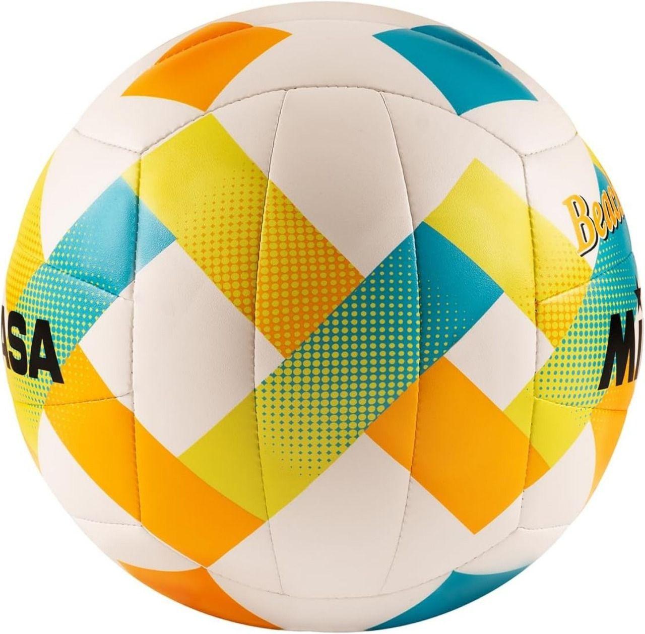 BALÓN VOLEIBOL PLAYA CUERO SINTETICO MIKASA-3
