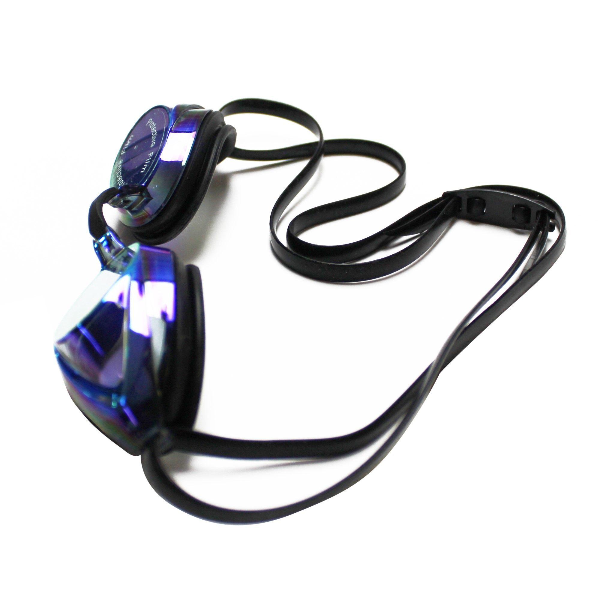 LENTE DE NATACION COMPETENCIAS UKTIME BLACK - GREY-2